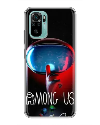 Чохол для Xiaomi Redmi Note 10 5G з картинкою «Червоний імпостер — макро» Чохол для Xiaomi Redmi Note 10 5G з картинкою «Червоний імпостер — макро»
