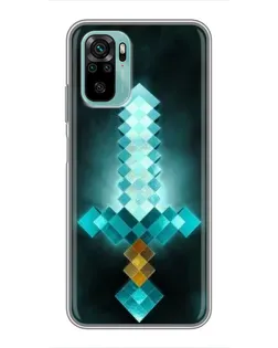 Чохол для Xiaomi Redmi Note 10 5G з картинкою «Алмазний меч неон»