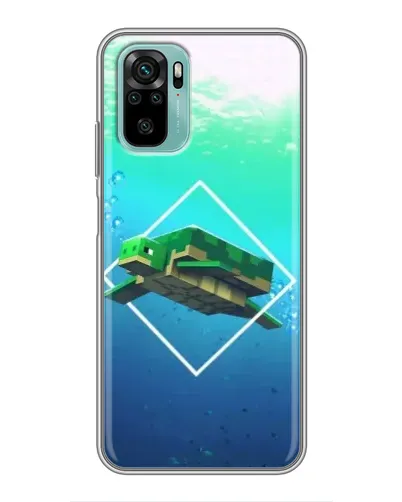 Чехол для Xiaomi Redmi Note 10 5G с картинкой «Черепаха Minecraft» Чехол для Xiaomi Redmi Note 10 5G с картинкой «Черепаха Minecraft»