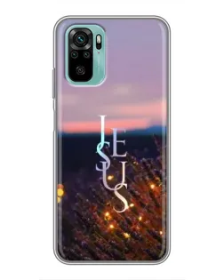 Чехол для Xiaomi Redmi Note 10 5G с картинкой «Свет Божий ночью»