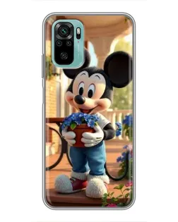 Чохол для Xiaomi Redmi Note 10 5G з картинкою «Міккі садівник»