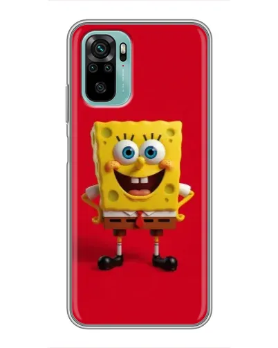 Чехол для Xiaomi Redmi Note 10 5G с картинкой «Спанч Боб на красном» Чехол для Xiaomi Redmi Note 10 5G с картинкой «Спанч Боб на красном»