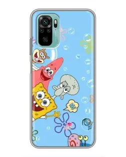 Чехол для Xiaomi Redmi Note 10 5G с картинкой «Веселые пузырьки» Чехол для Xiaomi Redmi Note 10 5G с картинкой «Веселые пузырьки»