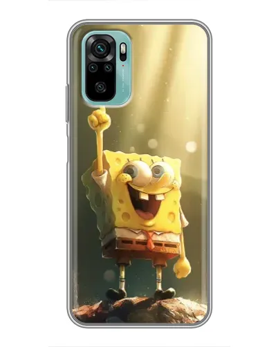 Чехол для Xiaomi Redmi Note 10 5G с картинкой «Сияющий Спанч Боб» Чехол для Xiaomi Redmi Note 10 5G с картинкой «Сияющий Спанч Боб»