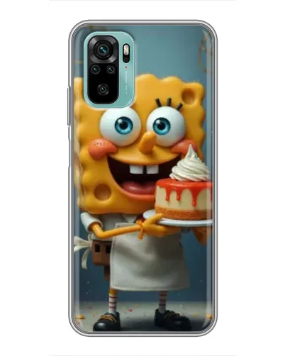 Чехол для Xiaomi Redmi Note 10 5G с картинкой «Повар Спанч Боб» Чехол для Xiaomi Redmi Note 10 5G с картинкой «Повар Спанч Боб»