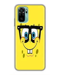 Чехол для Xiaomi Redmi Note 10 5G с картинкой «Минималистичный Спанч Боб» Чехол для Xiaomi Redmi Note 10 5G с картинкой «Минималистичный Спанч Боб»