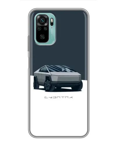 Чохол для Xiaomi Redmi Note 10 5G з картинкою «Сріблястий Cybertruck Tesla» Чохол для Xiaomi Redmi Note 10 5G з картинкою «Сріблястий Cybertruck Tesla»