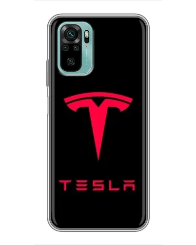 Чохол для Xiaomi Redmi Note 10 5G з картинкою «Tesla Red Logo» Чохол для Xiaomi Redmi Note 10 5G з картинкою «Tesla Red Logo»