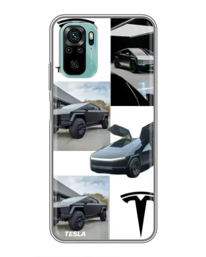 Чохол для Xiaomi Redmi Note 10 5G з картинкою «Колаж Cybertruck Tesla» Чохол для Xiaomi Redmi Note 10 5G з картинкою «Колаж Cybertruck Tesla»