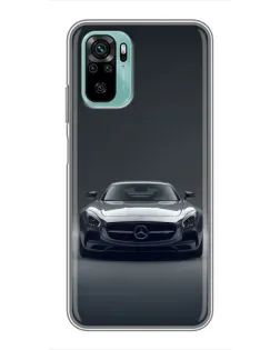 Чехол для Xiaomi Redmi Note 10 5G с картинкой «Mercedes на черном» Чехол для Xiaomi Redmi Note 10 5G с картинкой «Mercedes на черном»