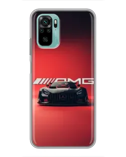 Чехол для Xiaomi Redmi Note 10 5G с картинкой «Mercedes AMG — красная линия» Чехол для Xiaomi Redmi Note 10 5G с картинкой «Mercedes AMG — красная линия»