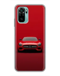 Чехол для Xiaomi Redmi Note 10 5G с картинкой «Красный Mercedes AMG» Чехол для Xiaomi Redmi Note 10 5G с картинкой «Красный Mercedes AMG»