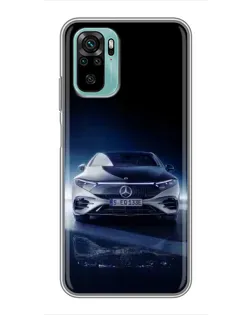 Чехол для Xiaomi Redmi Note 10 5G с картинкой «Ночной Mercedes EQ» Чехол для Xiaomi Redmi Note 10 5G с картинкой «Ночной Mercedes EQ»
