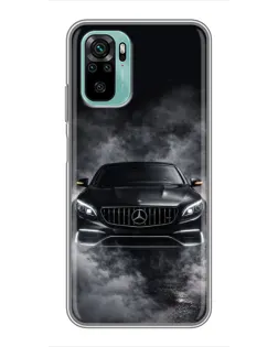 Чехол для Xiaomi Redmi Note 10 5G с картинкой «Mercedes в дыму» Чехол для Xiaomi Redmi Note 10 5G с картинкой «Mercedes в дыму»