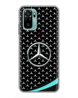 Чехол для Xiaomi Redmi Note 10 5G с картинкой «Mercedes — бирюзовый акцент» Чехол для Xiaomi Redmi Note 10 5G с картинкой «Mercedes — бирюзовый акцент»