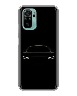 Чохол для Xiaomi Redmi Note 10 5G з картинкою «Погляд Audi у темряві»