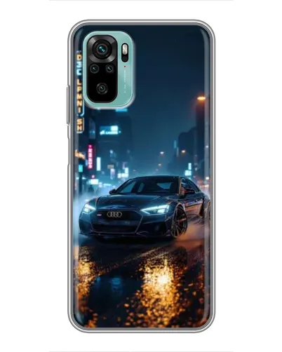 Чохол для Xiaomi Redmi Note 10 5G з картинкою «Нічне місто та Audi» Чохол для Xiaomi Redmi Note 10 5G з картинкою «Нічне місто та Audi»
