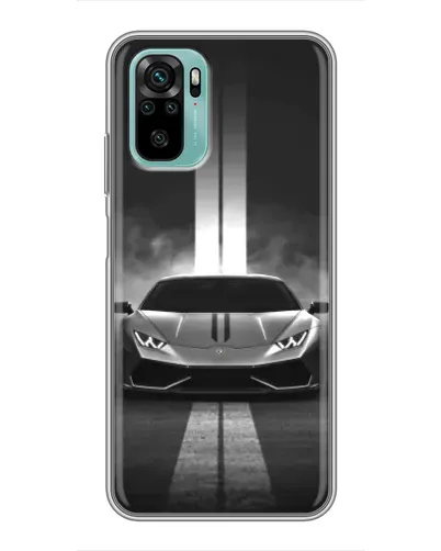 Чехол для Xiaomi Redmi Note 10 5G с картинкой «Lamborghini симметрия дорог» Чехол для Xiaomi Redmi Note 10 5G с картинкой «Lamborghini симметрия дорог»