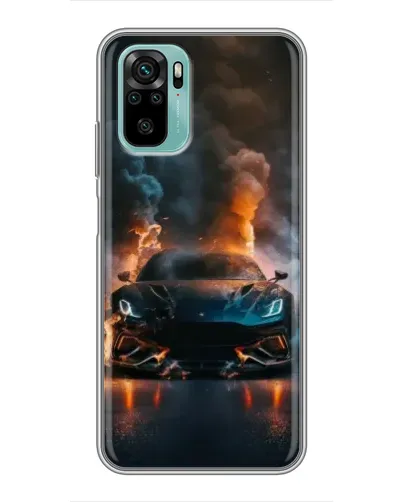 Чехол для Xiaomi Redmi Note 10 5G с картинкой «Lamborghini дымная эстетика» Чехол для Xiaomi Redmi Note 10 5G с картинкой «Lamborghini дымная эстетика»