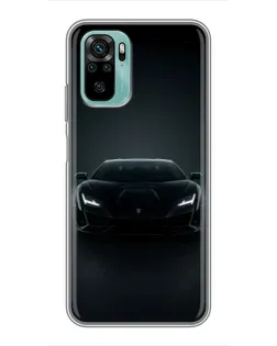 Чехол для Xiaomi Redmi Note 10 5G с картинкой «Черный Lamborghini Aventador» Чехол для Xiaomi Redmi Note 10 5G с картинкой «Черный Lamborghini Aventador»