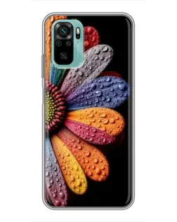 Чехол для Xiaomi Redmi Note 10 5G с картинкой «Радужный цветок»