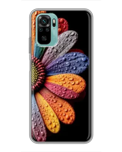 Чехол для Xiaomi Redmi Note 10 5G с картинкой «Радужный цветок»