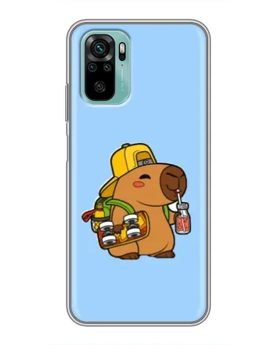 Чохол для Xiaomi Redmi Note 10 5G з картинкою «Капібара на скейті» Чохол для Xiaomi Redmi Note 10 5G з картинкою «Капібара на скейті»