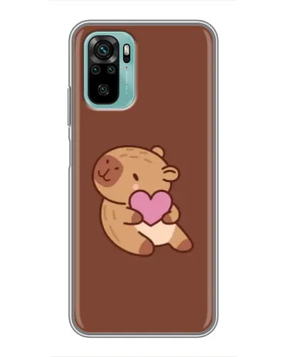 Чохол для Xiaomi Redmi Note 10 5G з картинкою «Капібара з серцем» Чохол для Xiaomi Redmi Note 10 5G з картинкою «Капібара з серцем»