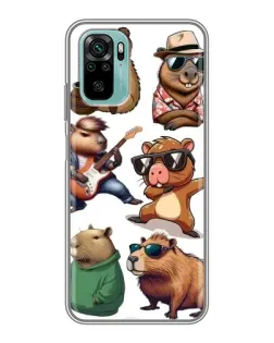 Чохол для Xiaomi Redmi Note 10 5G з картинкою «Круті капібари музиканти» Чохол для Xiaomi Redmi Note 10 5G з картинкою «Круті капібари музиканти»
