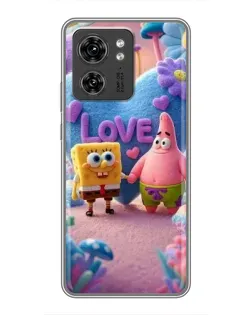 Чехол для Xiaomi Redmi Note 10 Pro 5g с картинкой «Губка Боб Патрик»