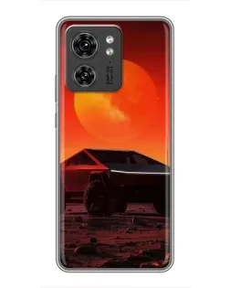 Чехол для Xiaomi Redmi Note 10 Pro 5g с картинкой «Cybertruck на Марсе»