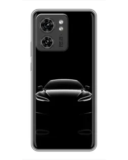 Чехол для Xiaomi Redmi Note 10 Pro 5g с картинкой «Силуэт Tesla Night»