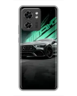 Чехол для Xiaomi Redmi Note 10 Pro 5g с картинкой «Темный Mercedes AMG»