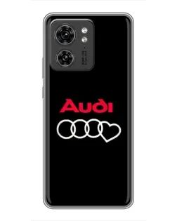 Чехол для Xiaomi Redmi Note 10 Pro 5g с картинкой «Логотип Audi Heart»