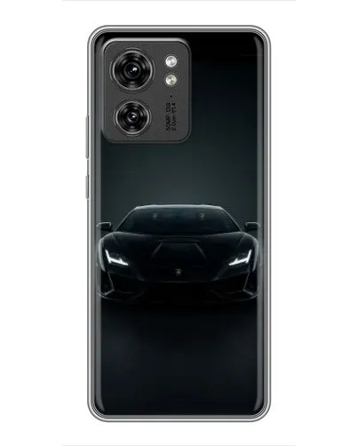 Чехол для Xiaomi Redmi Note 10 Pro 5g с картинкой «Черный Lamborghini Aventador»
