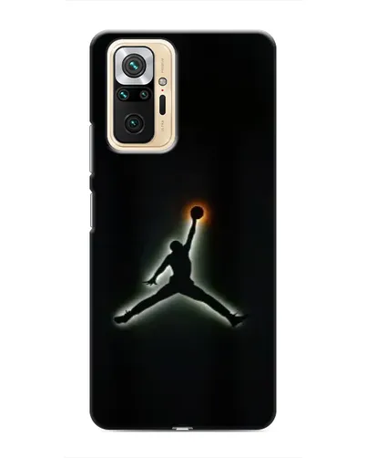 Чехол для Xiaomi Redmi Note 10 Pro с картинкой «Jordan Gradient Logo»