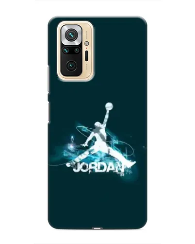 Чехол для Xiaomi Redmi Note 10 Pro с картинкой «Jordan Blue Fire»