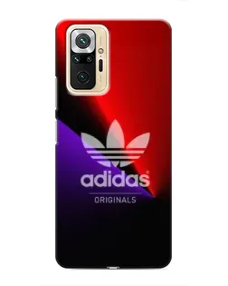 Чехол для Xiaomi Redmi Note 10 Pro с картинкой «Adidas Red Neon»