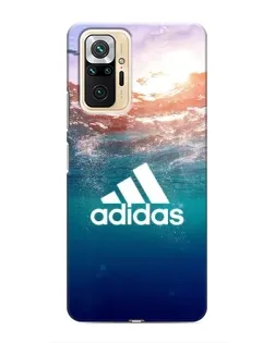 Чехол для Xiaomi Redmi Note 10 Pro с картинкой «Океанская глубина адидас»