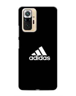 Чехол для Xiaomi Redmi Note 10 Pro с картинкой «Черная классика Adidas»