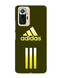 Чехол для Xiaomi Redmi Note 10 Pro с картинкой «Оливковый градиент Adidas»