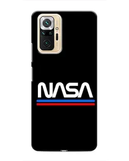 Чохол для Xiaomi Redmi Note 10 Pro з картинкою «NASA — класика Red Blue» Чохол для Xiaomi Redmi Note 10 Pro з картинкою «NASA — класика Red Blue»