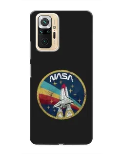 Чохол для Xiaomi Redmi Note 10 Pro з картинкою «NASA — емблема місії» Чохол для Xiaomi Redmi Note 10 Pro з картинкою «NASA — емблема місії»