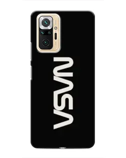 Чохол для Xiaomi Redmi Note 10 Pro з картинкою «NASA — вертикальний логотип» Чохол для Xiaomi Redmi Note 10 Pro з картинкою «NASA — вертикальний логотип»