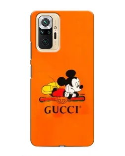 Чохол для Xiaomi Redmi Note 10 Pro з картинкою «Міккі Маус Gucci — помаранч» Чохол для Xiaomi Redmi Note 10 Pro з картинкою «Міккі Маус Gucci — помаранч»