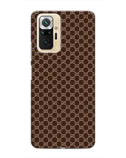 Чехол для Xiaomi Redmi Note 10 Pro с картинкой «Gucci — шоколадная сетка» Чехол для Xiaomi Redmi Note 10 Pro с картинкой «Gucci — шоколадная сетка»