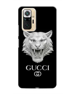 Чохол для Xiaomi Redmi Note 10 Pro з картинкою «Gucci — срібний лев» Чохол для Xiaomi Redmi Note 10 Pro з картинкою «Gucci — срібний лев»