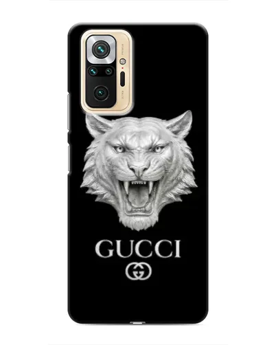 Чехол для Xiaomi Redmi Note 10 Pro с картинкой «Gucci — серебряный лев» Чехол для Xiaomi Redmi Note 10 Pro с картинкой «Gucci — серебряный лев»