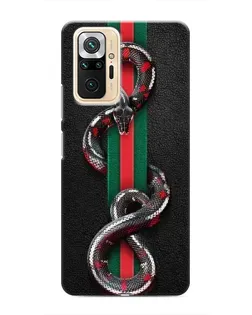 Чохол для Xiaomi Redmi Note 10 Pro з картинкою «Gucci — змія на смузі» Чохол для Xiaomi Redmi Note 10 Pro з картинкою «Gucci — змія на смузі»
