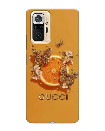 Чехол для Xiaomi Redmi Note 10 Pro с картинкой «Gucci — золотые бабочки» Чехол для Xiaomi Redmi Note 10 Pro с картинкой «Gucci — золотые бабочки»
